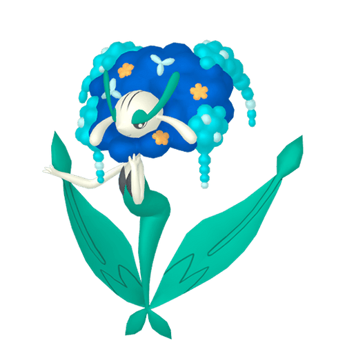#0671 Florges Blue Flower [Custom]